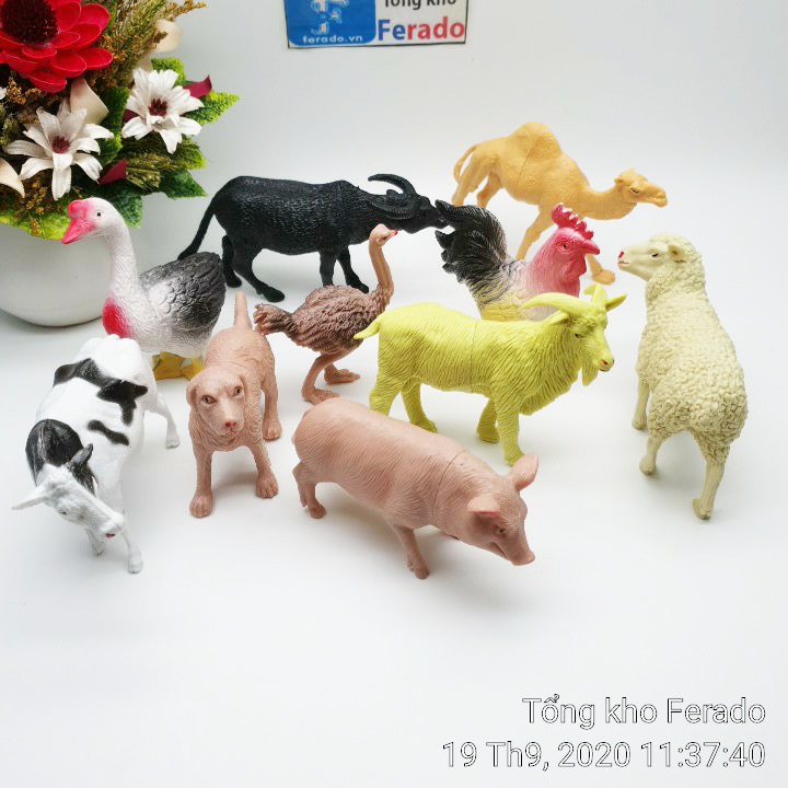 Bộ 10 mô hình đồ chơi động vật rừng cho trẻ em